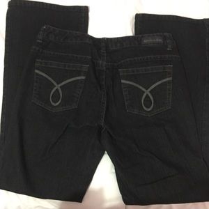 Black Calvin Klein bootcut jeans